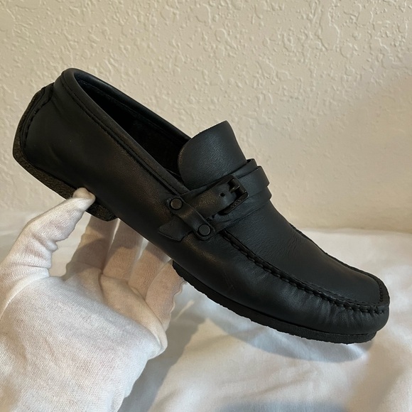 Gucci Black Leather Driving Loafers Women’s main image 8
